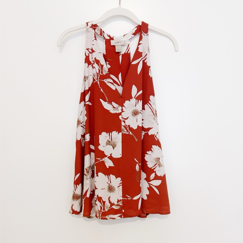 LOFT Outlet Floral Tank